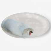 優美な白鳥 ペーパープレート (アングル)