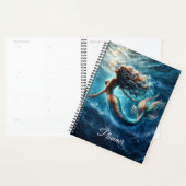 優美な神秘の海の人々の人魚のシーン プランナー手帳 (ディスプレー)