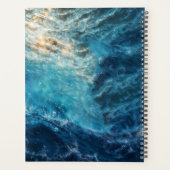 優美な神秘の海の人々の人魚のシーン プランナー手帳 (裏面)