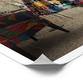 優美な美しい ポスター (角)