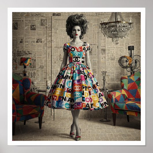 優美な美しい ポスター (正面)