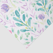 優美な花模様を水彩で 薄葉紙 (詳細)