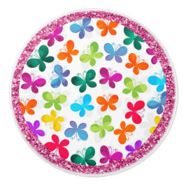 優美な蝶セラミックノブ セラミックノブ