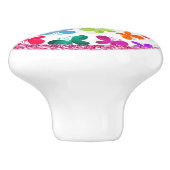 優美な蝶セラミックノブ セラミックノブ (側面)