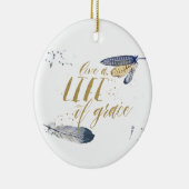 優美のクリスマスのオーナメントの生命は住んでいます セラミックオーナメント (右)