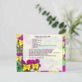 優美のチョコレートケーキの郵便はがき ポストカード (スタンド正面)