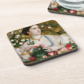 優美のバラ1866年(パネルの油) コースター (左側)