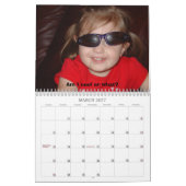 優美の年 カレンダー (3月 2027)