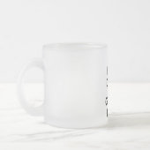 優美の顔のマグ フロストグラスマグカップ (左)