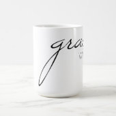 優美はコーヒーカップに勝ちます コーヒーマグカップ (中央)