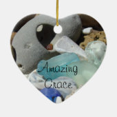 優美は休日が個人化するすばらしい優美を飾ります セラミックオーナメント (裏面)