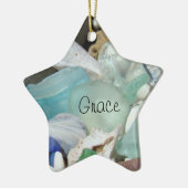 優美は休日が個人化するすばらしい優美を飾ります セラミックオーナメント (左)