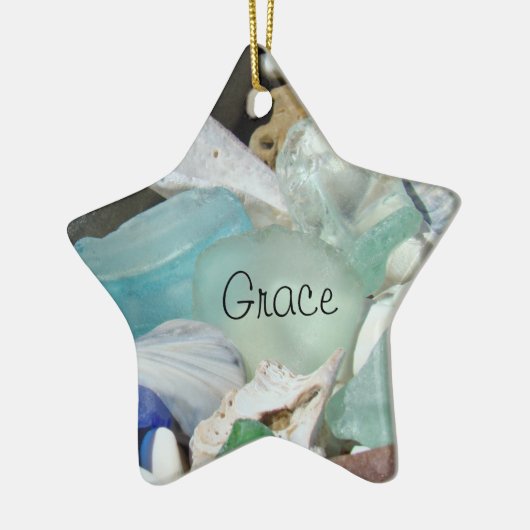 優美は休日が個人化するすばらしい優美を飾ります セラミックオーナメント (左)