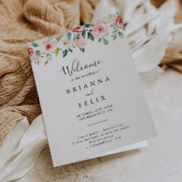 優美エレガントな秋のフローラが折り畳ま結婚れた プログラム