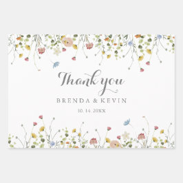 優美カラフルな野生の結婚花 ラッピングペーパーシート