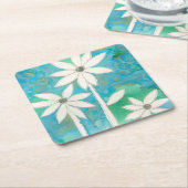 優美デイジーII スクエアペーパーコースター (アングル)
