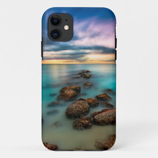 優美湾|のトルコ人及びCaicos上の美しい日没 Case-Mate iPhoneケース (裏面)