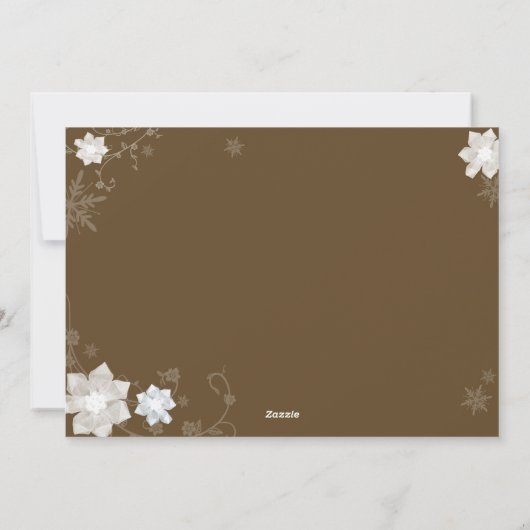 優美私達の一緒の初めてのクリスマスの写真 シーズンカード (裏面)