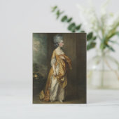 優美DalrympleエリオットのGainsboroughの絵画 ポストカード (スタンド正面)