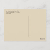 優美DalrympleエリオットのGainsboroughの絵画 ポストカード (裏面)