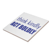 優考えしく大胆に行動する タイル (側面)