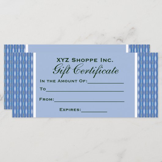 優良型贈与証書 (正面/裏面)