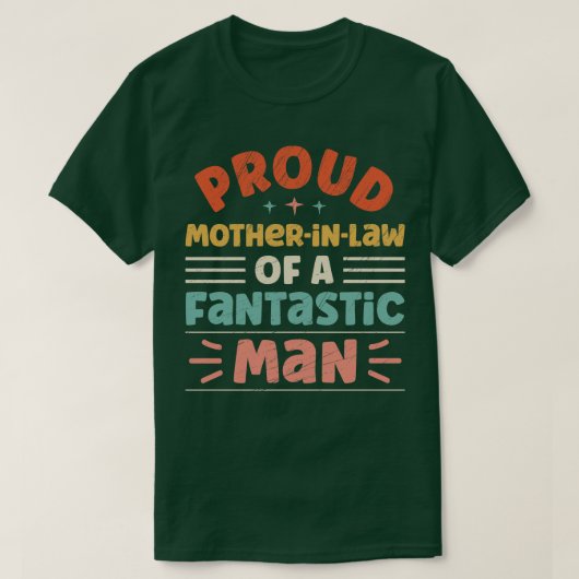 優誇りを持ったれた男性の姑1 Tシャツ (デザイン正面)