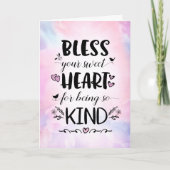 優賛美しいカードに甘いハート カード (正面)