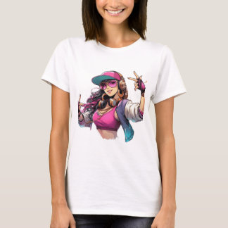 優雅さと大胆さを兼ね備えた女性のTシャツ Tシャツ