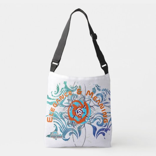 優雅さと意味 クロスボディバッグ (正面)