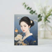 優雅さの絶妙中国のなエッセンス» ポストカード (スタンド正面)