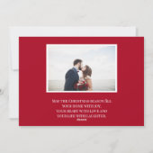 優雅さ | お祭りの赤 | 休日の2枚の写真 シーズンカード (裏面)