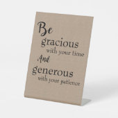 優雅である 台座サイン (正面)