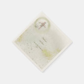 優雅でスパークリスクロバプテスマ紙ナプキン スタンダードカクテルナプキン (角)