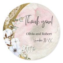 「優雅でタイムレスな感謝の結婚式の引き出物ラウンド