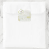 優雅で輝くクロスバプテスマのシール スクエアシール (バッグ)