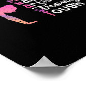 優雅なおもしろい若い豪華な自然な体操 ポスター (角)