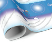 優雅なアイススケーター ラッピングペーパー (ロールコーナー)