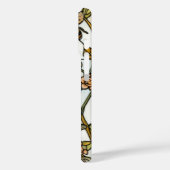 優雅なアール・ヌーヴォー植物画のステンドグラス・ビー Case-Mate iPhoneケース (裏面 / 左)