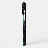 優雅なイルカの躍動 iPhoneケース (左側面)