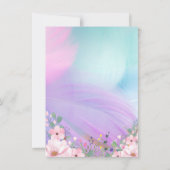 優雅なイード・ムバラクカード 招待状 (裏面)