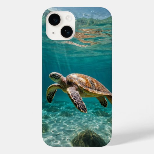優雅なウミガメ Case-Mate iPhoneケース (裏面)
