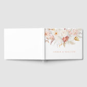 優雅なエレガンス：完璧なフローラ結婚ズ ゲストブック (全面)