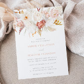 優雅なエレガンス：完璧なフローラ結婚ズ 招待状