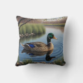 優雅なエレガントマラードオンザランカントリー池 クッション (裏面)