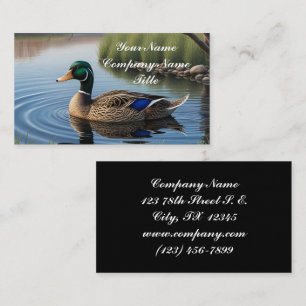 優雅なエレガントマラードオンザランカントリー池 名刺