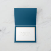 優雅なオーチッドとホワイトローズのボタニカル感謝カード サンキューカード (内部)