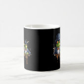 優雅なカエル コーヒーマグカップ (中央)