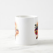 優雅なキツネマグ コーヒーマグカップ (中央)