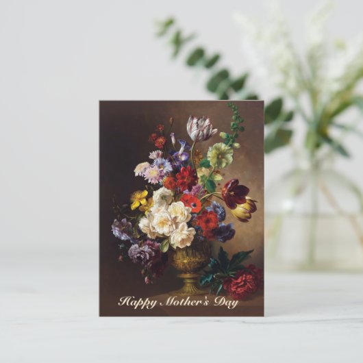 優雅なクラシックオランダ絵画 芸術 ポストカード (スタンド正面)